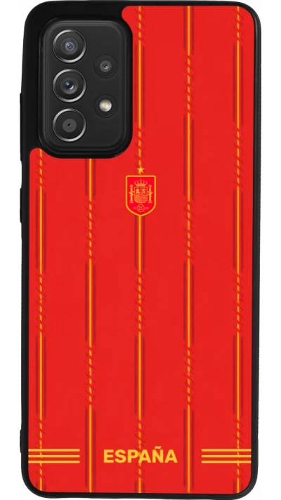 Samsung Galaxy A52 Case Hülle - Silikon schwarz Spanien 2026 personalisierbares Fussballtrikot