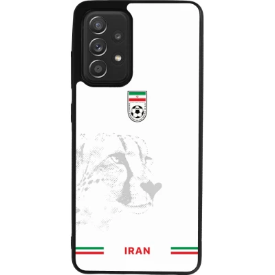 Samsung Galaxy A52 Case Hülle - Silikon schwarz Iran 2026 personalisierbares Fussballtrikot