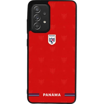 Samsung Galaxy A52 Case Hülle - Silikon schwarz Panama 2026 personalisierbares Fussballtrikot