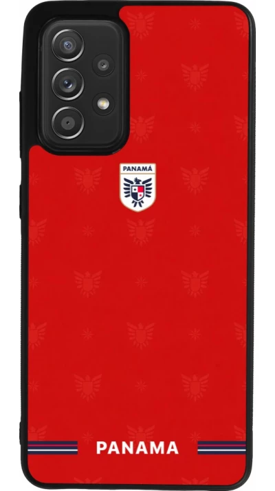 Samsung Galaxy A52 Case Hülle - Silikon schwarz Panama 2026 personalisierbares Fussballtrikot