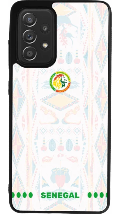 Samsung Galaxy A52 Case Hülle - Silikon schwarz Senegal 2026 personalisierbares Fussballtrikot
