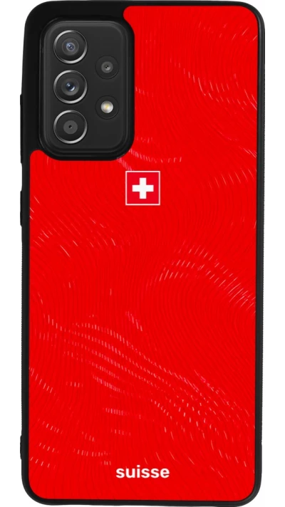 Samsung Galaxy A52 Case Hülle - Silikon schwarz Schweiz 2026 personalisierbares Fussballtrikot