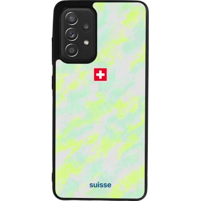 Samsung Galaxy A52 Case Hülle - Silikon schwarz Schweiz Away 2026 personalisierbares Fussballtrikot