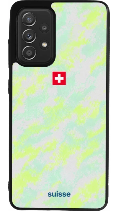 Samsung Galaxy A52 Case Hülle - Silikon schwarz Schweiz Away 2026 personalisierbares Fussballtrikot