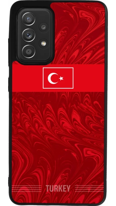 Samsung Galaxy A52 Case Hülle - Silikon schwarz Türkei 2026 personalisierbares Fussballtrikot