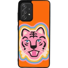 Coque Samsung Galaxy A52 - Silicone rigide noir Lion colors 2026