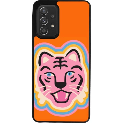 Coque Samsung Galaxy A52 - Silicone rigide noir Lion colors 2026