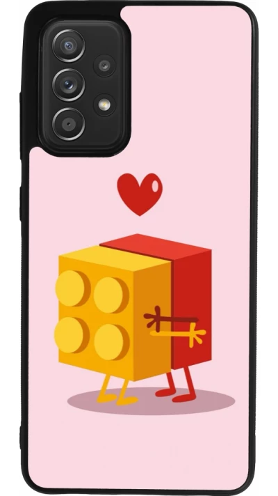 Coque Samsung Galaxy A52 - Silicone rigide noir Saint Valentines Day 26 Puzzle