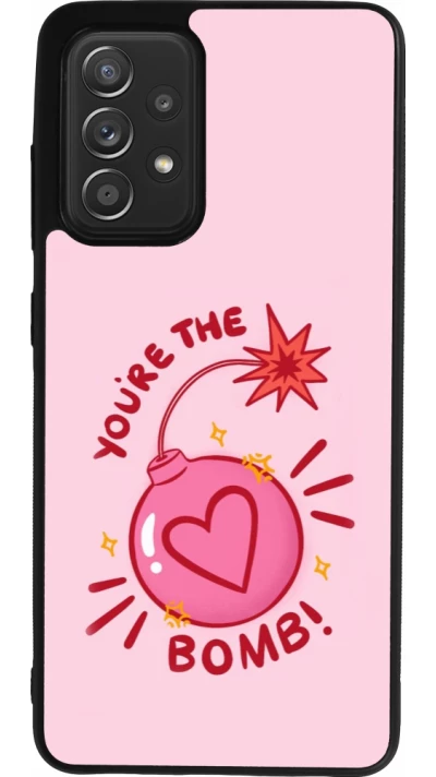 Coque Samsung Galaxy A52 - Silicone rigide noir Saint Valentines Day 26 You are the bomb