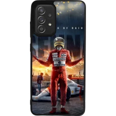 Samsung Galaxy A52 Case Hülle - Silikon schwarz Senna The King of Rain