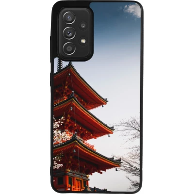 Coque Samsung Galaxy A52 - Silicone rigide noir Spring 23 Japan