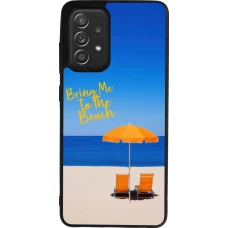 Samsung Galaxy A52 Case Hülle - Silikon schwarz Summer 2025 Bring me to the beach