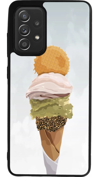 Coque Samsung Galaxy A52 - Silicone rigide noir Summer 2025 Cornet