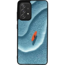 Samsung Galaxy A52 Case Hülle - Silikon schwarz Orange surf Summer 2026