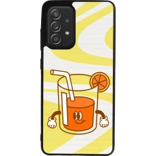 Samsung Galaxy A52 Case Hülle - Silikon schwarz Summer drink 2026