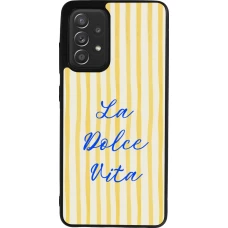 Samsung Galaxy A52 Case Hülle - Silikon schwarz The good life 2026