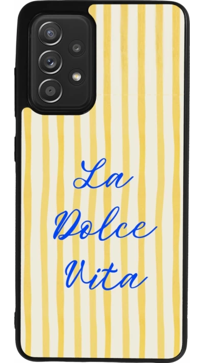 Coque Samsung Galaxy A52 - Silicone rigide noir The good life 2026