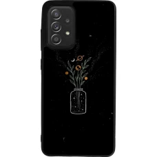 Coque Samsung Galaxy A52 - Silicone rigide noir Vase black