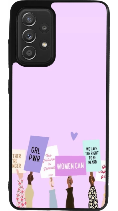 Coque Samsung Galaxy A52 - Silicone rigide noir Womens day 2026 9
