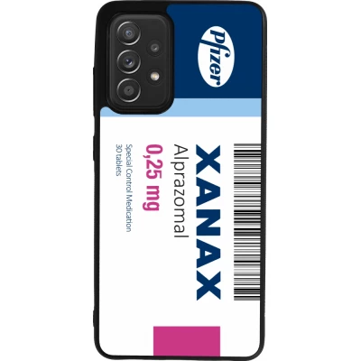 Coque Samsung Galaxy A52 - Silicone rigide noir Xanax Alprazolam 2025