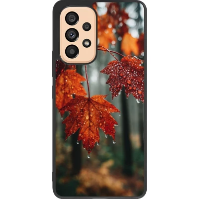 Coque Samsung Galaxy A53 5G - Silicone rigide noir Autumn 25 Rain