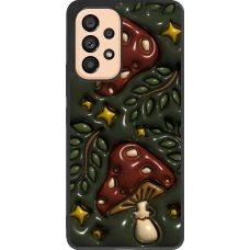 Coque Samsung Galaxy A53 5G - Silicone rigide noir Autumn 26 3D mushrooms