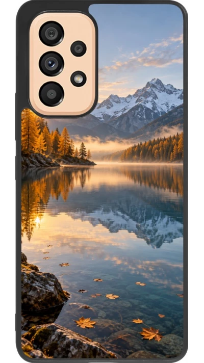Coque Samsung Galaxy A53 5G - Silicone rigide noir Autumn 26 Autumn lake