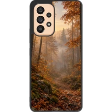 Coque Samsung Galaxy A53 5G - Silicone rigide noir Autumn 26 Autumn walk