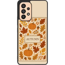 Coque Samsung Galaxy A53 5G - Silicone rigide noir Autumn 26 Hello autumn