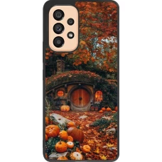 Coque Samsung Galaxy A53 5G - Silicone rigide noir Autumn 26 Hobbit house