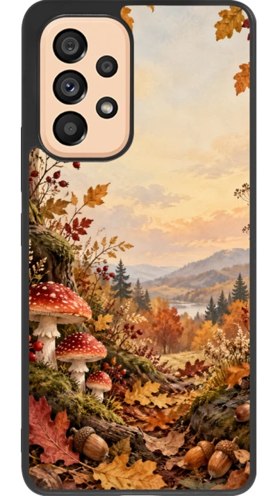 Coque Samsung Galaxy A53 5G - Silicone rigide noir Autumn 26 Illustrated Autumn