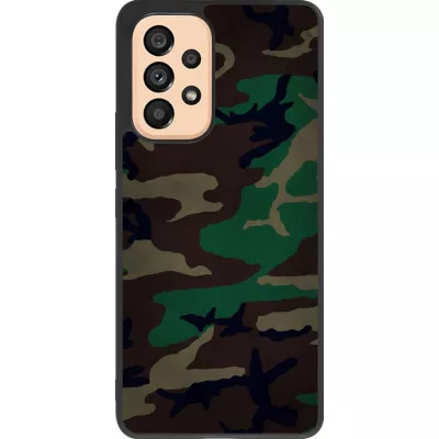 Coque Samsung Galaxy A53 5G - Silicone rigide noir Camouflage 3