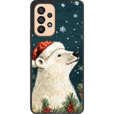 Samsung Galaxy A53 5G Case Hülle - Silikon schwarz Christmas 25 Bear