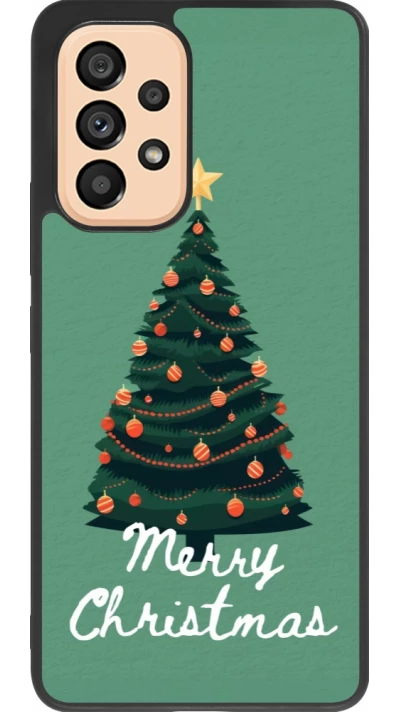 Coque Samsung Galaxy A53 5G - Silicone rigide noir Christmas 25 Xmas Tree