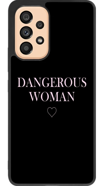 Coque Samsung Galaxy A53 5G - Silicone rigide noir Dangerous woman