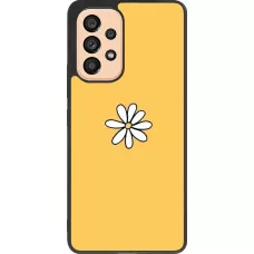 Coque Samsung Galaxy A53 5G - Silicone rigide noir Easter 2023 daisy