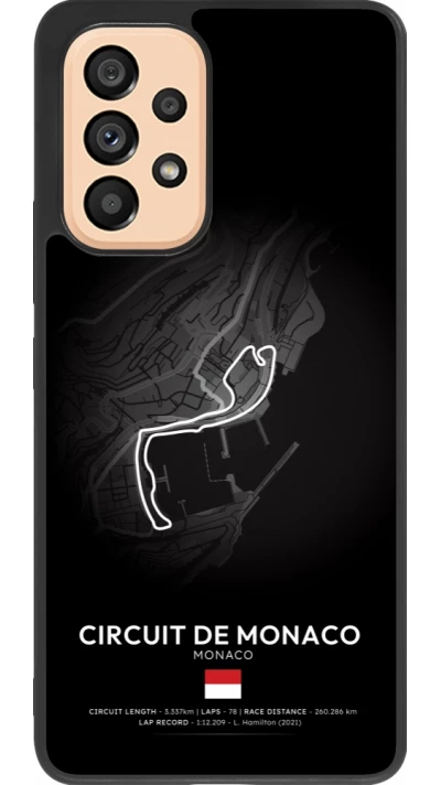 Coque Samsung Galaxy A53 5G - Silicone rigide noir F1 Track 2025 Monaco