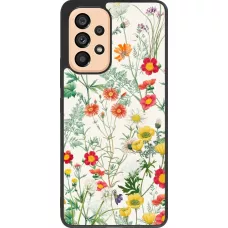 Samsung Galaxy A53 5G Case Hülle - Silikon schwarz Flora Botanical Wildlife