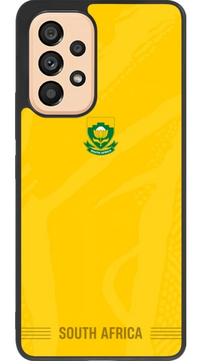 Samsung Galaxy A53 5G Case Hülle - Silikon schwarz Südafrika 2026 personalisierbares Fussballtrikot