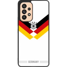 Coque Samsung Galaxy A53 5G - Silicone rigide noir Maillot de football Allemagne 2026 personnalisable