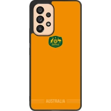 Coque Samsung Galaxy A53 5G - Silicone rigide noir Maillot de football Australie 2026 personnalisable