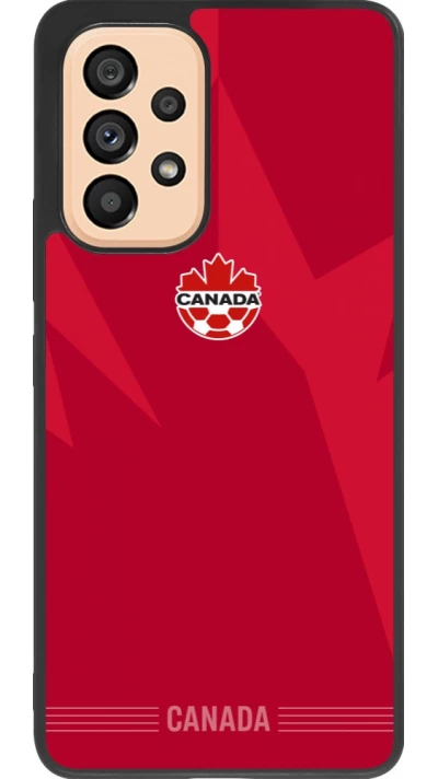 Samsung Galaxy A53 5G Case Hülle - Silikon schwarz Kanada 2026 personalisierbares Fussballtrikot