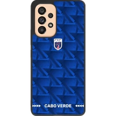 Samsung Galaxy A53 5G Case Hülle - Silikon schwarz Kap Verde 2026 personalisierbares Fussballtrikot