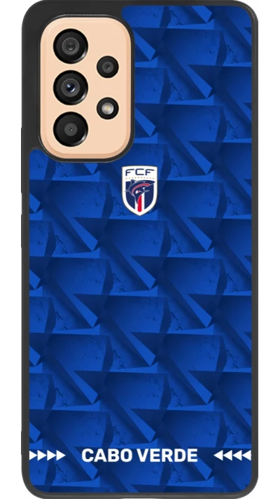 Samsung Galaxy A53 5G Case Hülle - Silikon schwarz Kap Verde 2026 personalisierbares Fussballtrikot