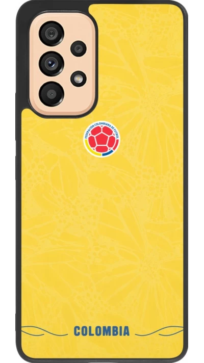 Samsung Galaxy A53 5G Case Hülle - Silikon schwarz Kolumbien 2026 personalisierbares Fussballtrikot