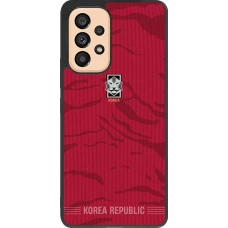 Samsung Galaxy A53 5G Case Hülle - Silikon schwarz Südkorea 2026 personalisierbares Fussballtrikot