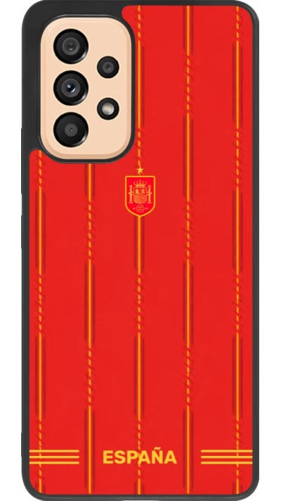 Samsung Galaxy A53 5G Case Hülle - Silikon schwarz Spanien 2026 personalisierbares Fussballtrikot