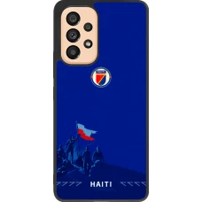 Samsung Galaxy A53 5G Case Hülle - Silikon schwarz Haiti 2026 personalisierbares Fussballtrikot