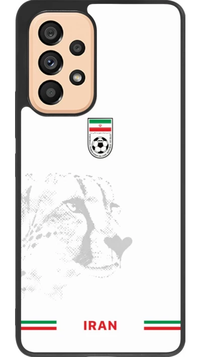 Samsung Galaxy A53 5G Case Hülle - Silikon schwarz Iran 2026 personalisierbares Fussballtrikot