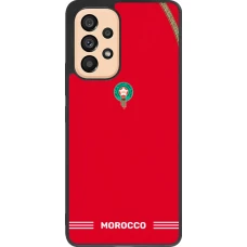 Samsung Galaxy A53 5G Case Hülle - Silikon schwarz Marokko 2026 personalisierbares Fussballtrikot